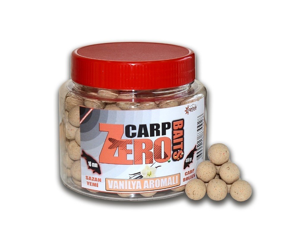 Carp Zero Boili 400gr Doğal Sazan Yemi 18mm Vanilya