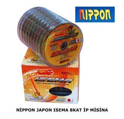 Nippon İsema 8x ip Misina 300 mt Yeşil 22 mm