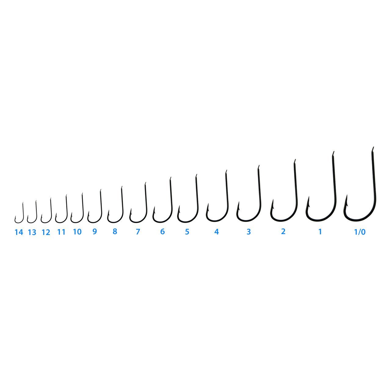 Marlin 1522 Siyah Dökme Olta İğnesi 12