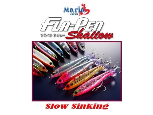 Maria Fla-Pen Shallow 85mm 12 gr Slow Sinking 24D