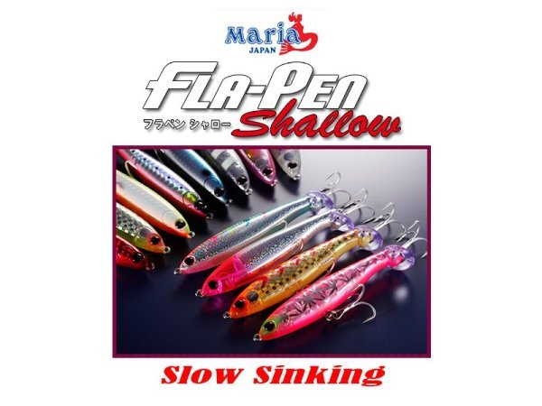 Maria Fla-Pen Shallow 85mm 12 gr Slow Sinking 24D