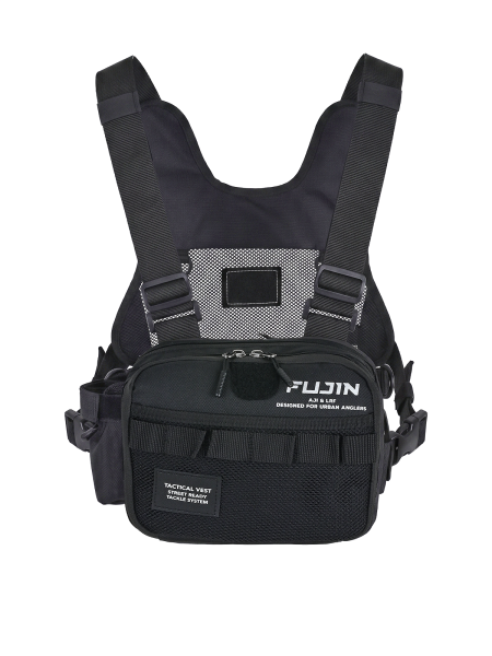Fujin Tactical Vest Black Balıkçı Çantası