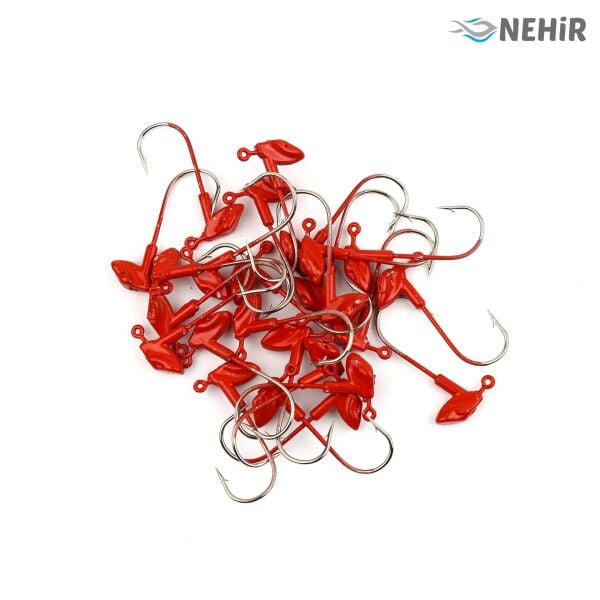 Karides Jighead Kırmızı 25P 4 GR