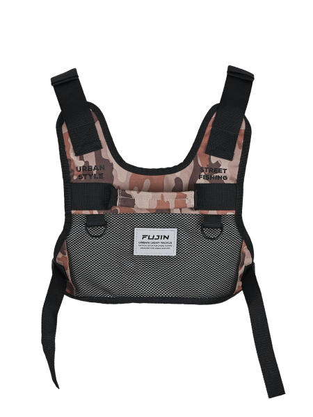 Fujin Tactical Vest Brown Camo Balıkçı Çantası