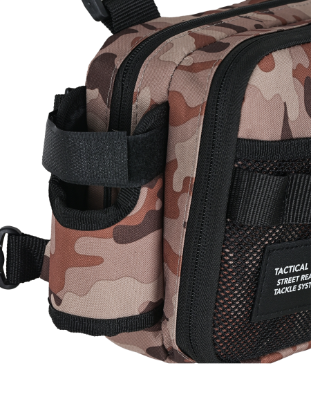 Fujin Tactical Vest Brown Camo Balıkçı Çantası