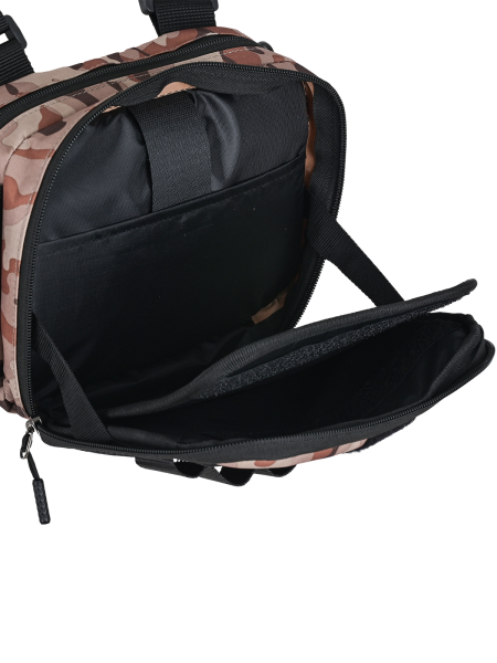 Fujin Tactical Vest Brown Camo Balıkçı Çantası