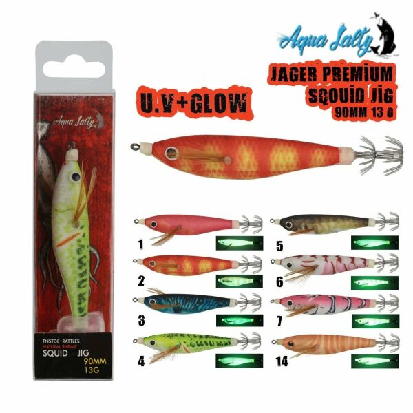 Jager Squid Jig Kalamar Zokası 90mm 13Gr 5