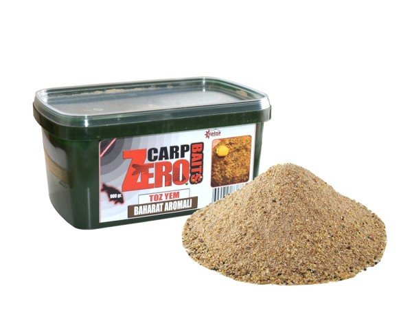 Carp Zero Toz Yem 900gr Boili ve Hamur İçin Doğal Sazan Yemi BalıkBahrt