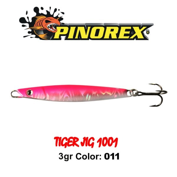 PINOREX 1001 TIGER JİG 3CM 3GR COLOR: 011