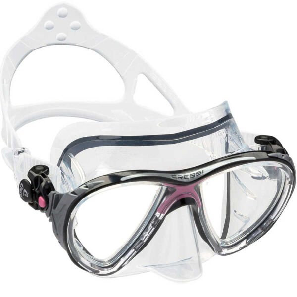 Cressi Big Eyes Evolution Dalış Maskesi CLEAR-CLEAR-PINK