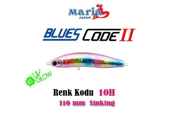 Maria Blues Code 2 S110 mm 24 gr Maket Balık 10H