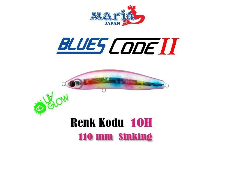 Maria Blues Code 2 S110 mm 24 gr Maket Balık 10H