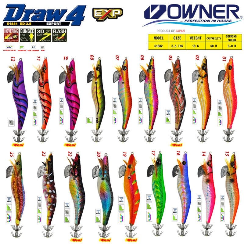 Owner 51882 RENK: 01 DRAW SQUID ED-3,5 17