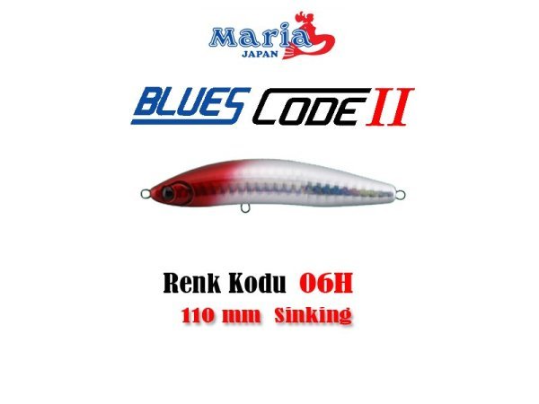 Maria Blues Code 2 S110 mm 24 gr Maket Balık 06H