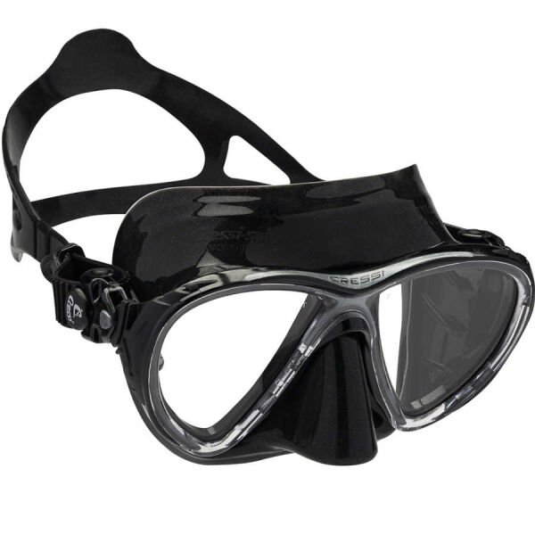 Cressi Big Eyes Evolution Dalış Maskesi BLACK-BLACK