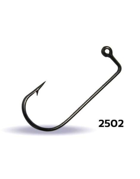 Youvella 2502 Jig Head İğnesi Delikli Uzun 100lü Kutu Black Nikel