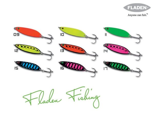 Fladen Fluorescent Flutter Kaşik 8 cm 14