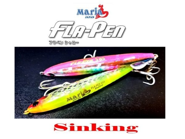 Maria Fla-Pen 85mm 15 gr Sinking Maket Balık