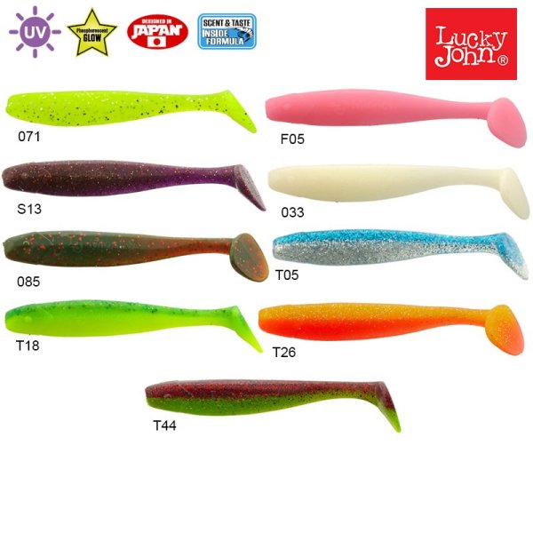 Lucky John Minnow 4.4'' (11.18 cm) 5P Silikon Yem T18