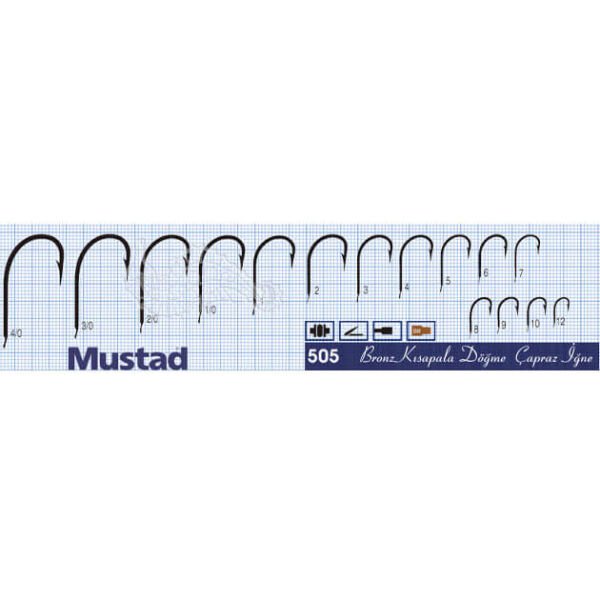 Mustad Olta İğnesi 505 25li Standart - NO:1-0