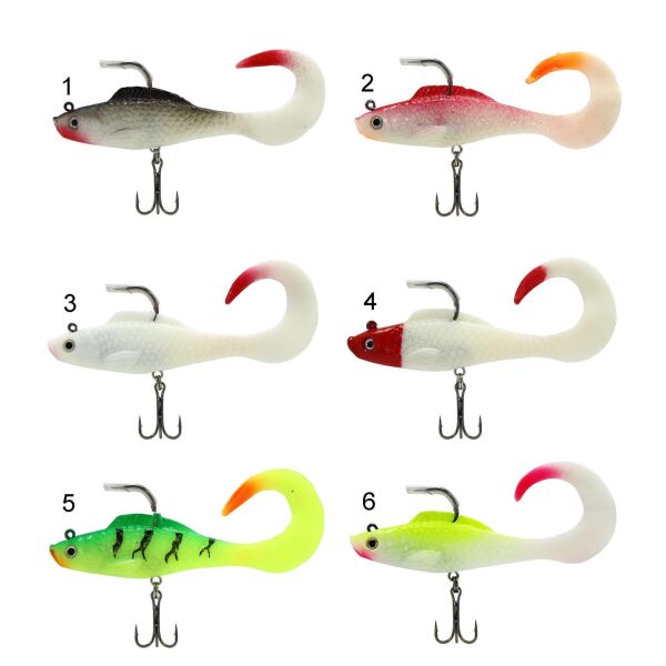 Captain 3559 Pencil Soft 10cm Levrek Silikonu 3lü Suni Balık