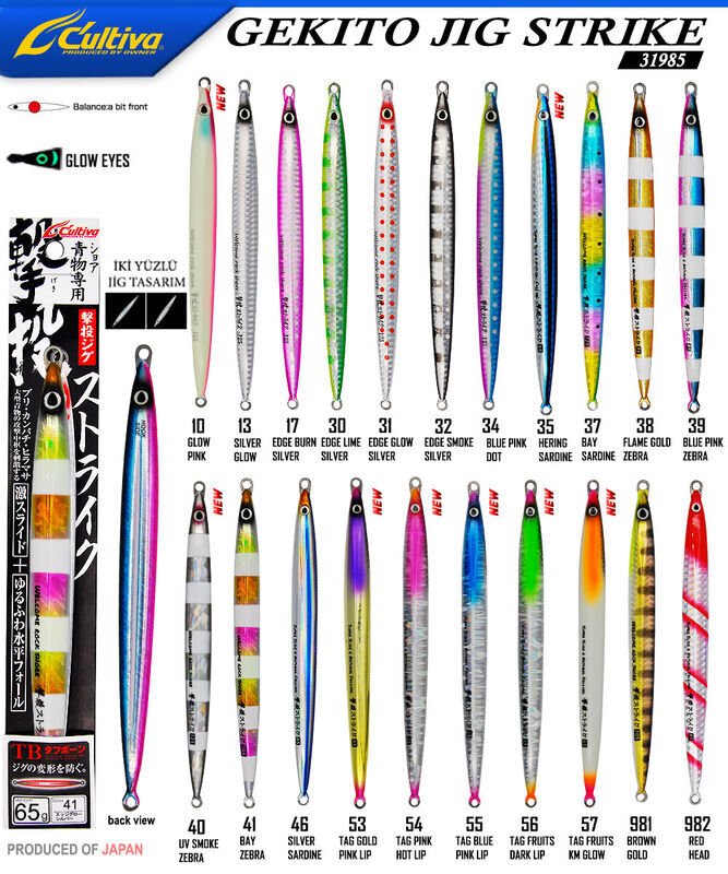 Cultiva 31985 GEKITO JIG STRIKE 14cm 65 gr 32