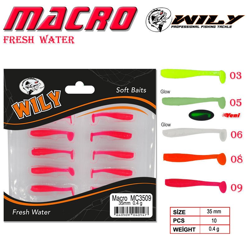 Wily Macro Lrf Silikon Yem 3.5 cm 0.4 gr 07