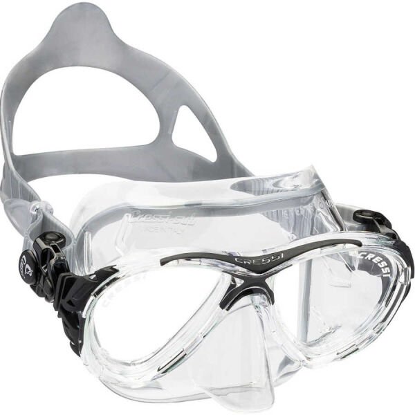 Cressi Eyes Evolution Crystal Dalış Maskesi CLEAR-BLACK