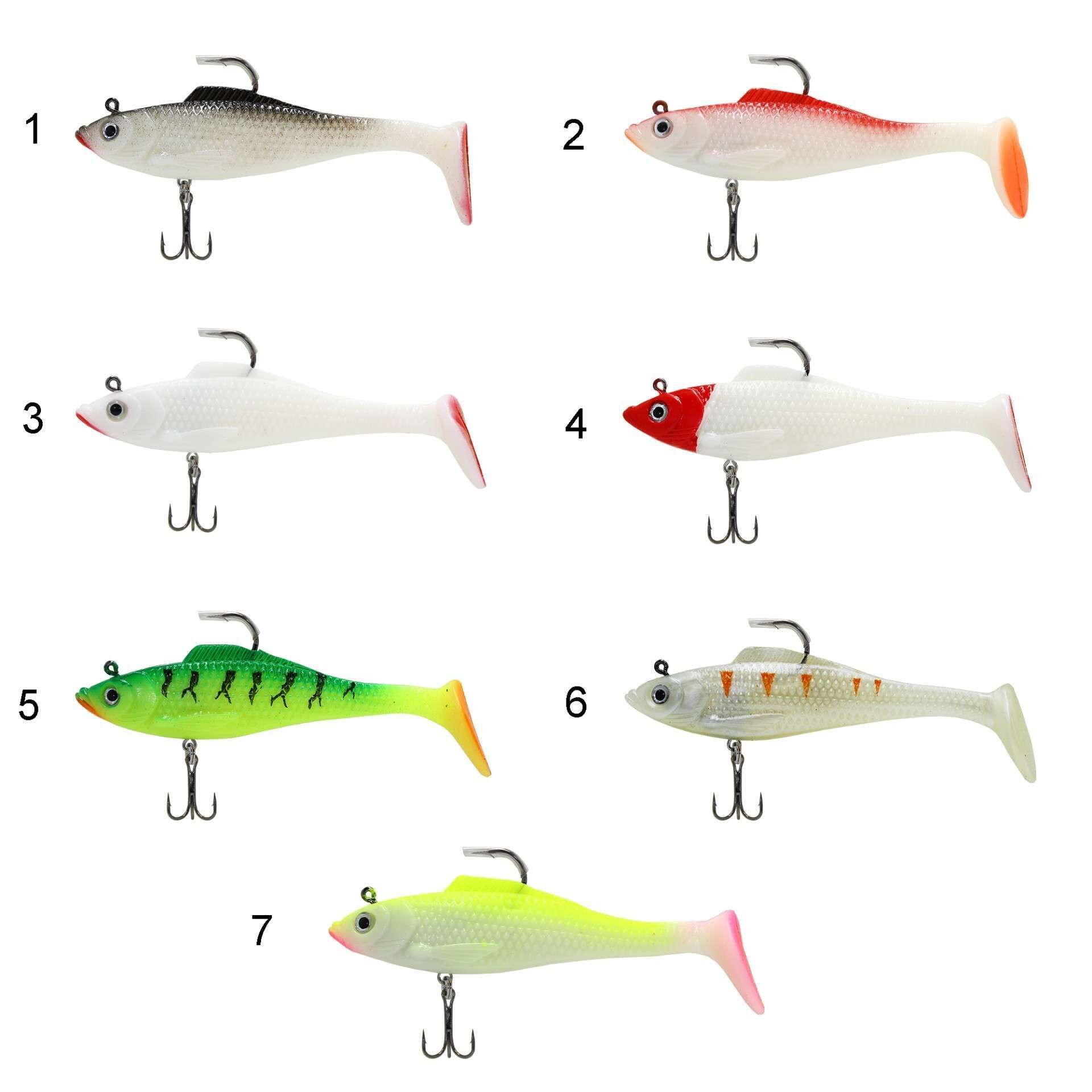 Captain 3567 Cracker Soft 10cm Levrek Turna Silikonu 3lü Set Suni Balık