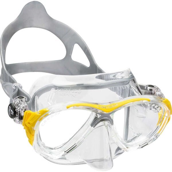 Cressi Eyes Evolution Crystal Dalış Maskesi CLEAR-YELLOW