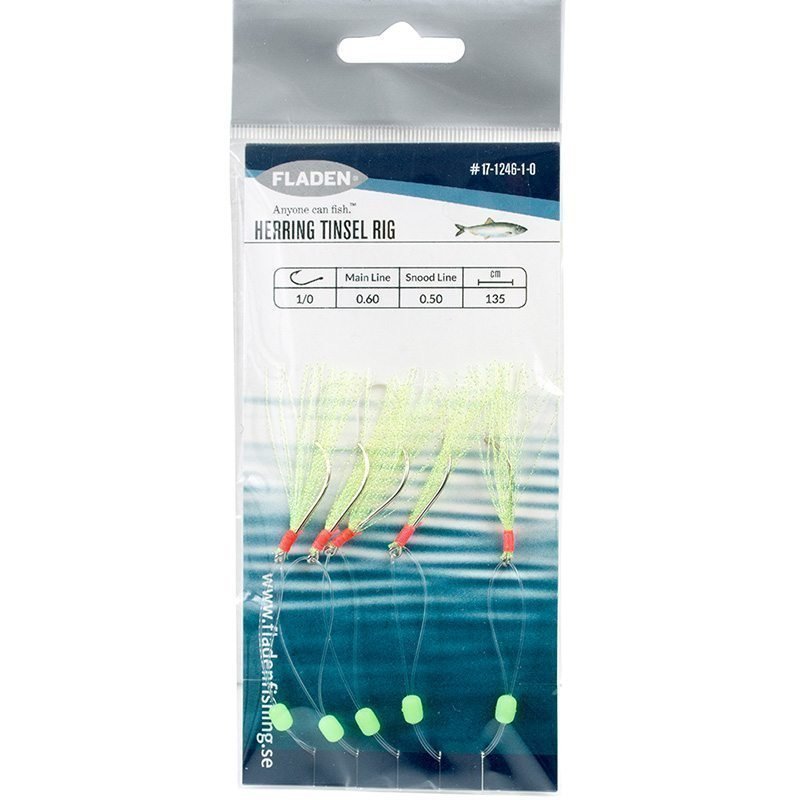 Fladen Sabiki Herring Tinsel Yeşil Hazır Takım 6