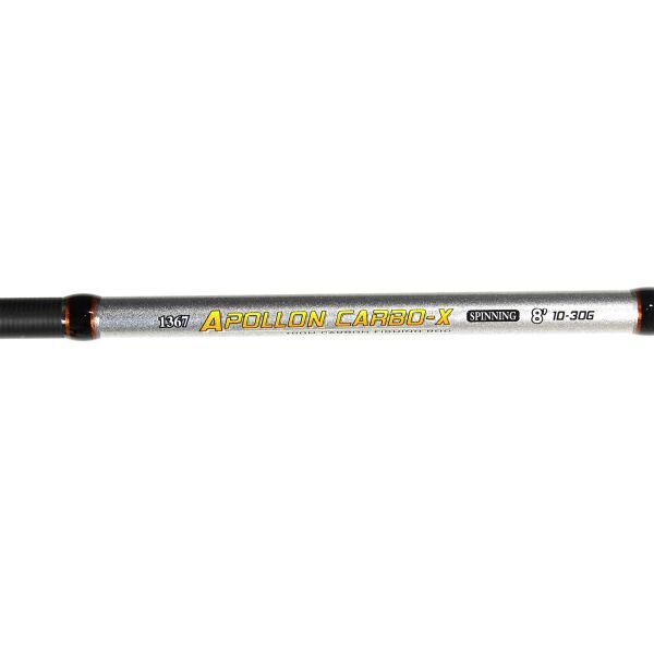 Captain 1367 Apollon Carbo-X 2 Parça Spin Kamış 10-30gr Atar