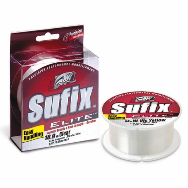 Sufix Elite Misina Clear - 0.28MM - 300MT - 6.6KG